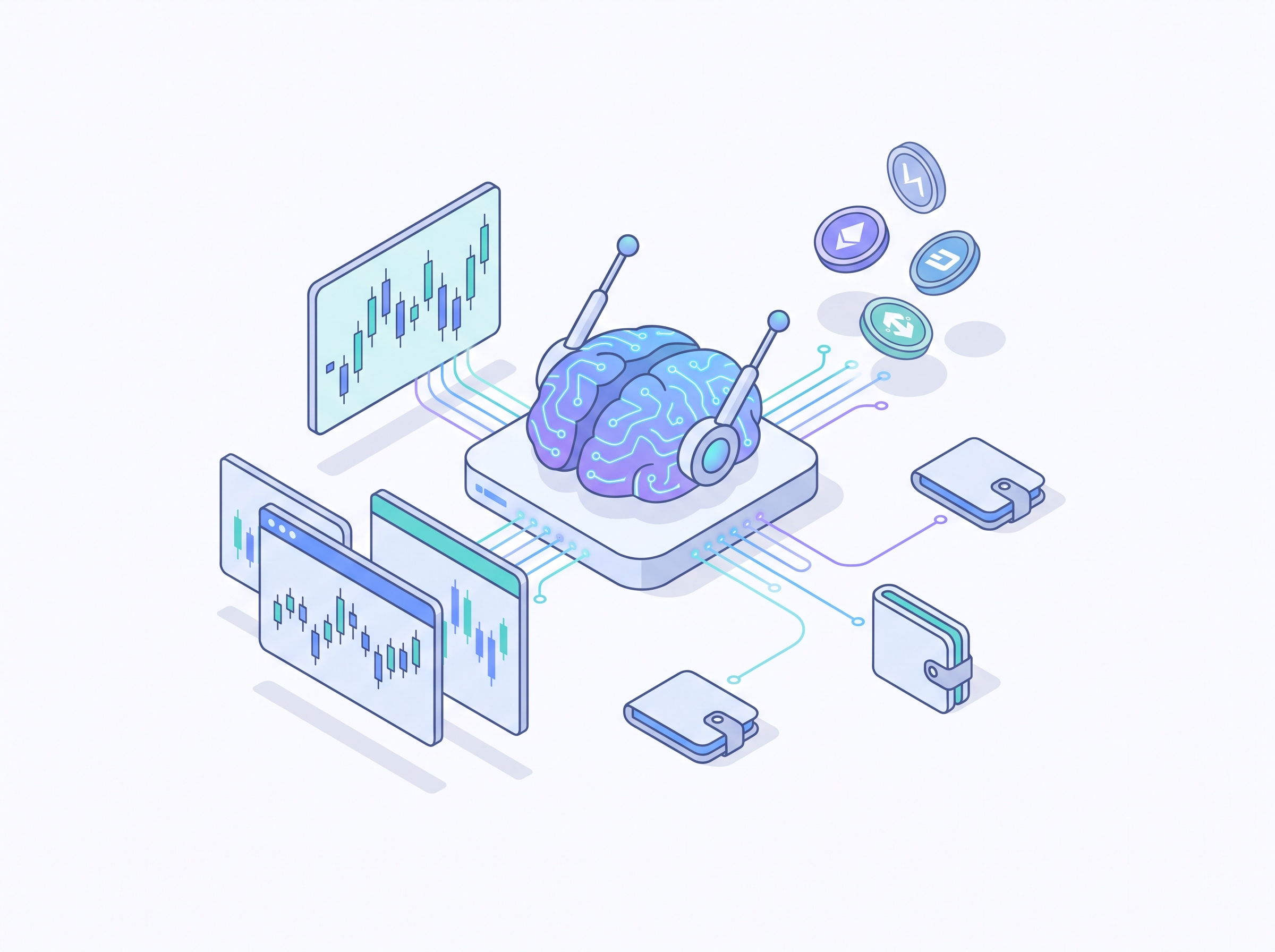 AI trading bot features — adaptive learning, multi-indicator analysis, zero emotion